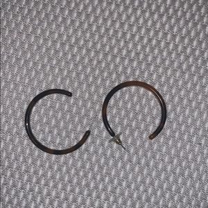Small turtoise earring hoops